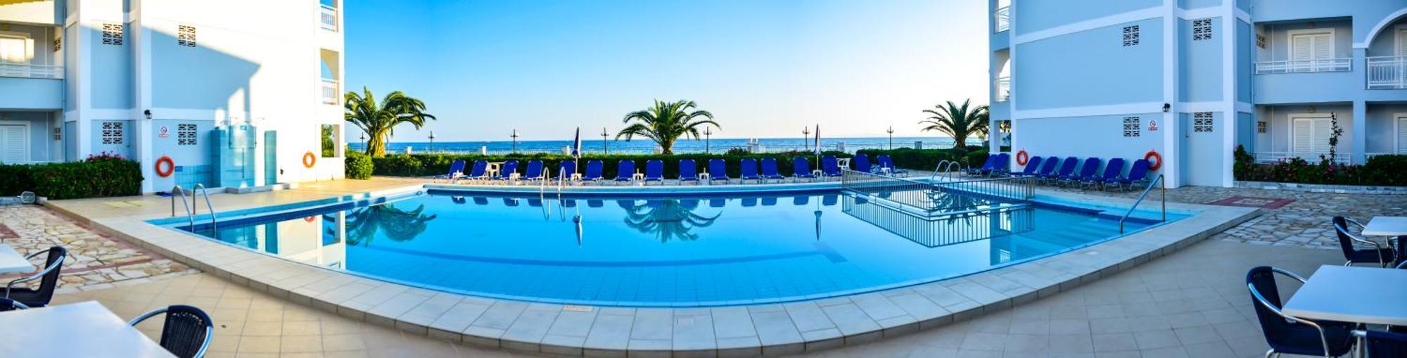 Meridien Beach Hotel Argassi Bagian luar foto